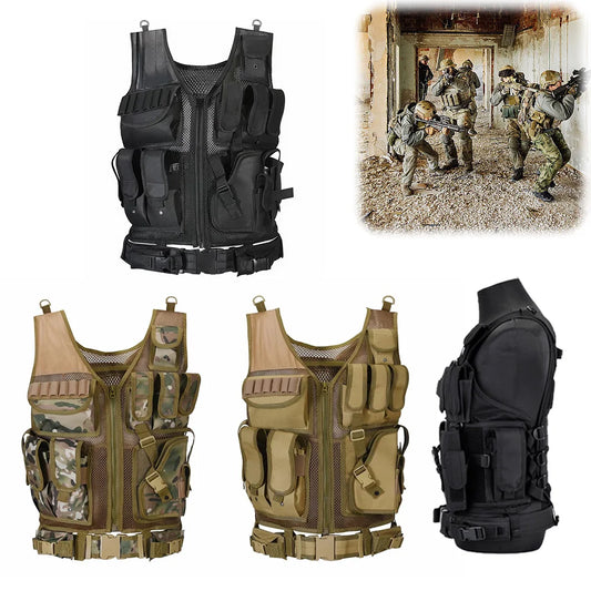 Nylon Hunting Vest Adjustable Multi-Pocket.