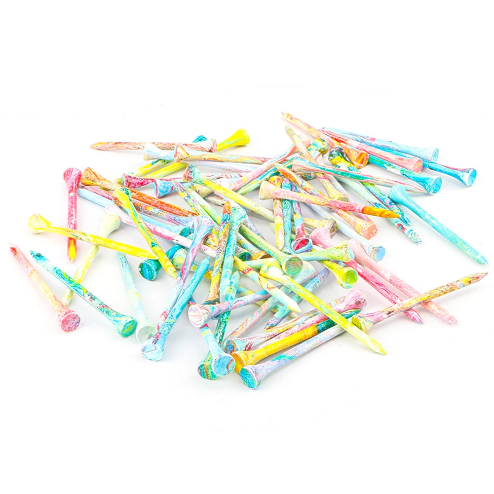 50 Colorful Golf Tees