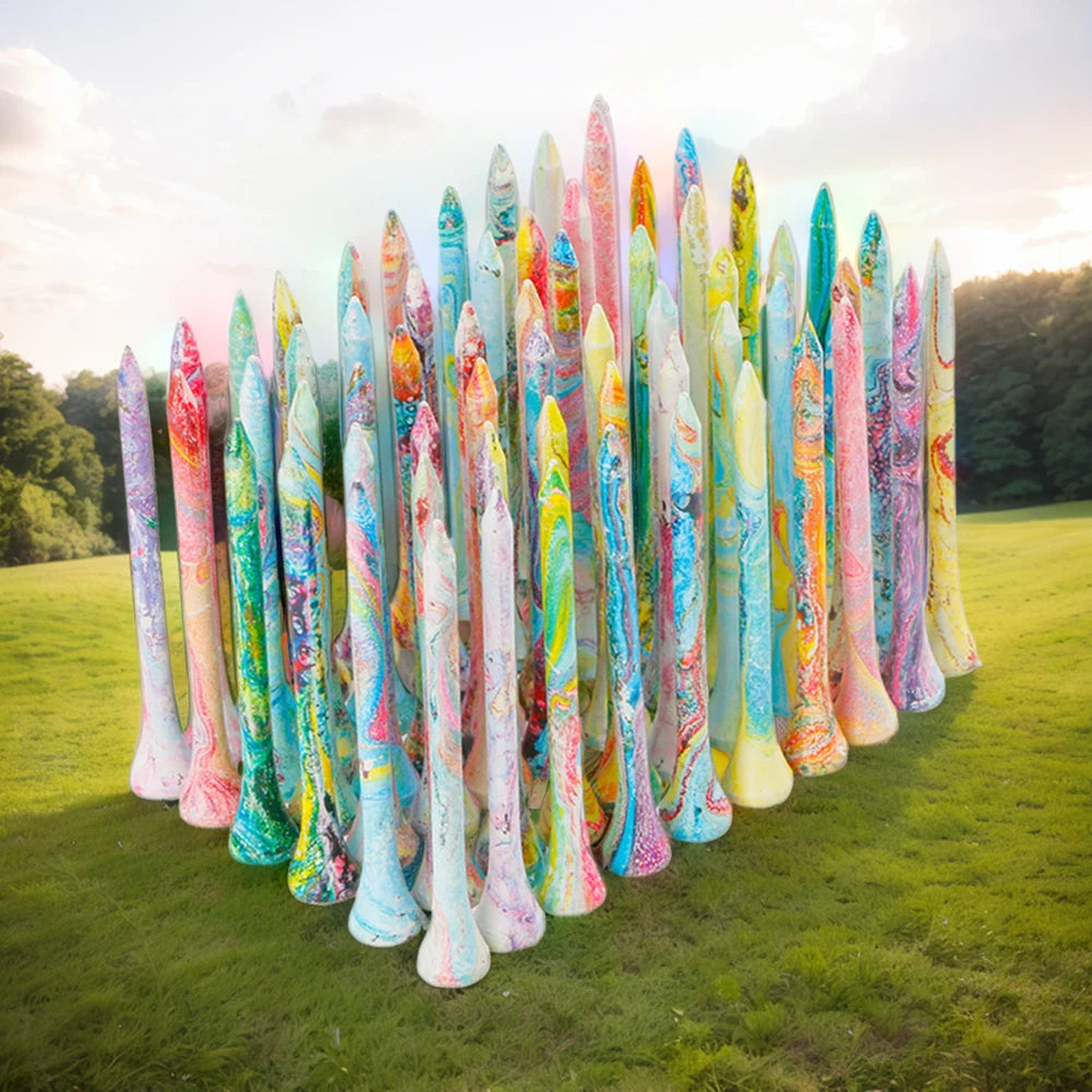 50 Colorful Golf Tees