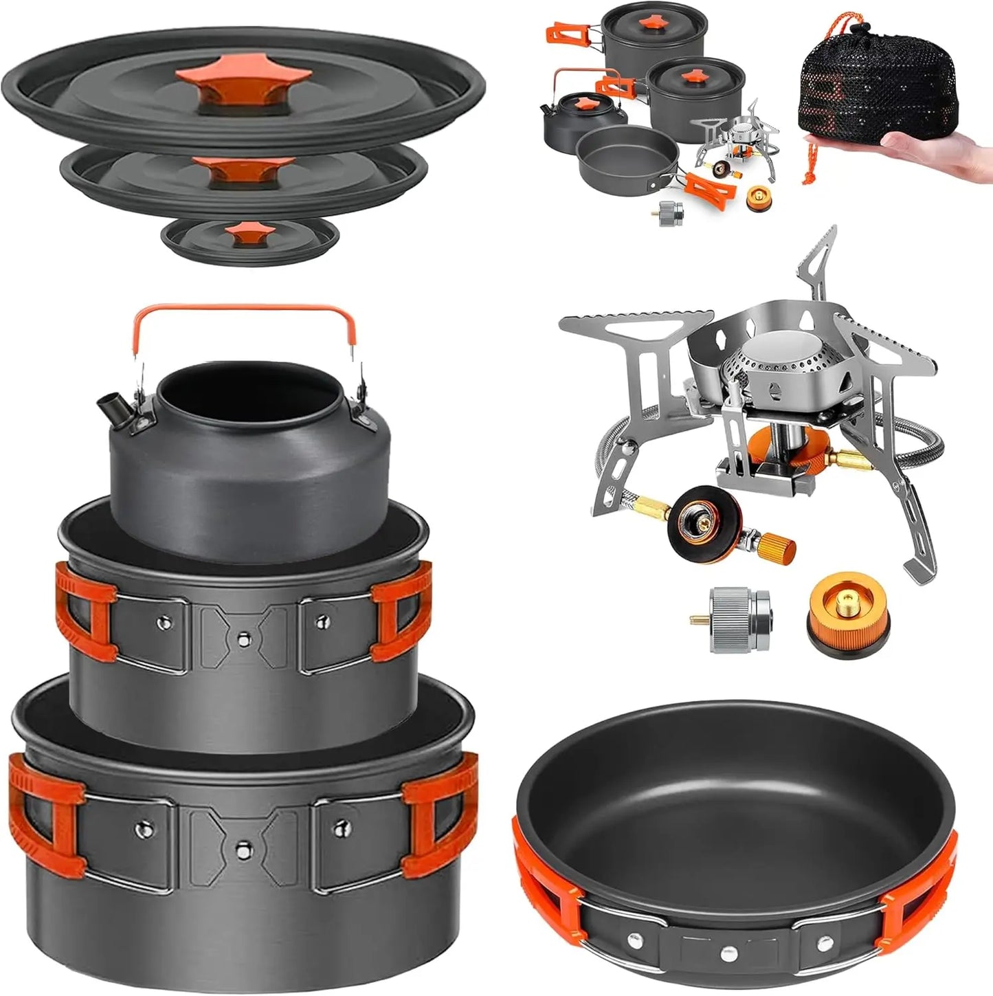 Camping Cookware Mess Kit Set
