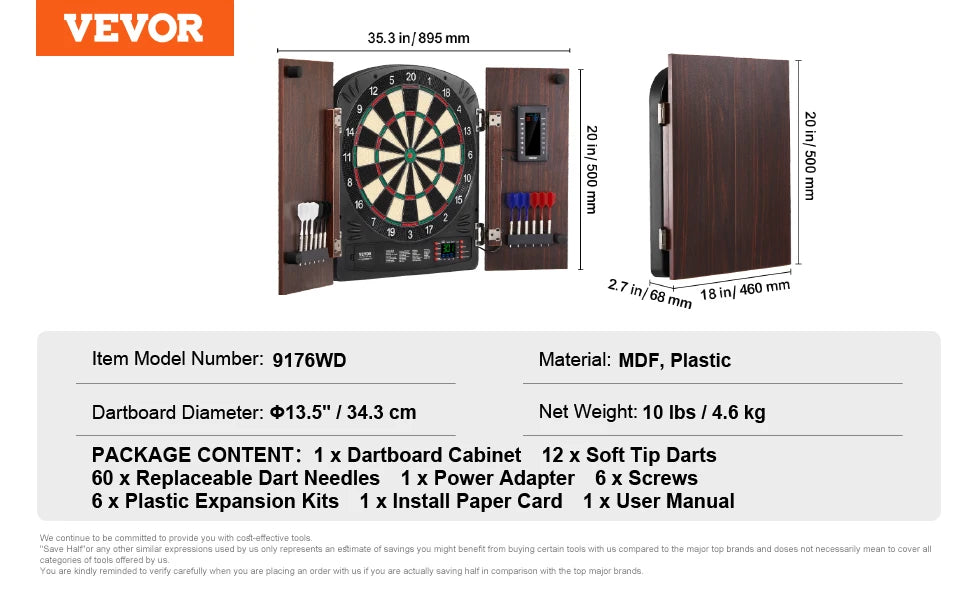 Professional Hanging Dartboard