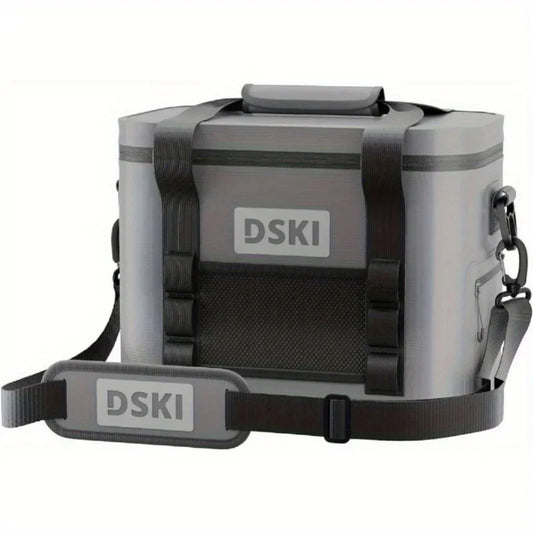 Foldable, leak proof, soft surface cooler