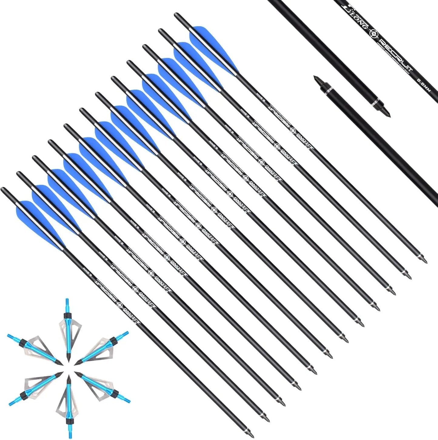 Crossbow Bolts 20 Inch Carbon