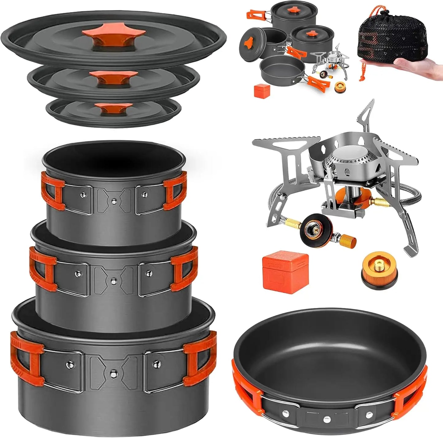 Camping Cookware Mess Kit Set