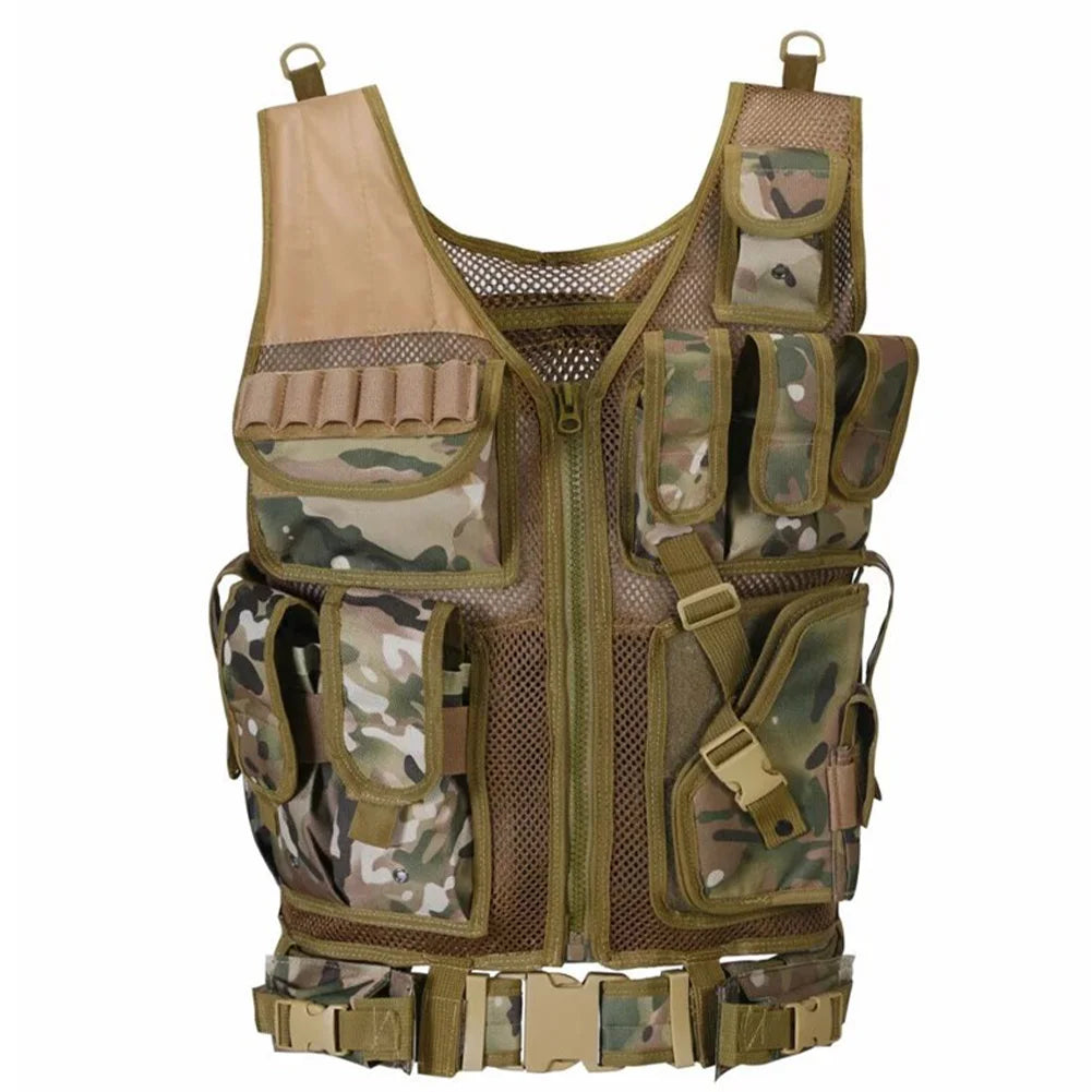 Nylon Hunting Vest Adjustable Multi-Pocket.