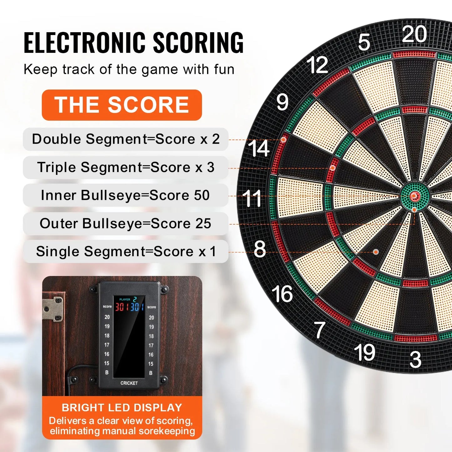 Professional Hanging Dartboard