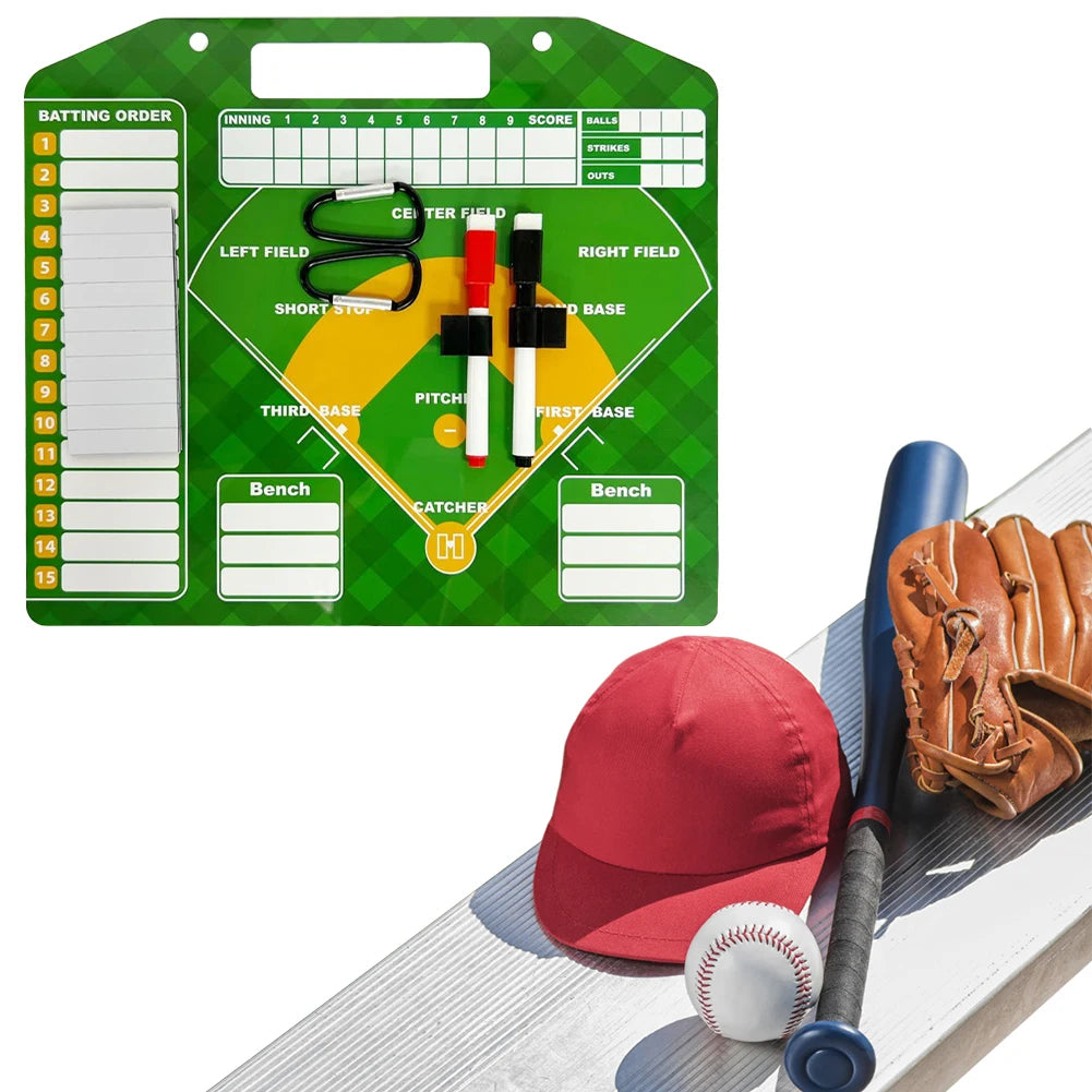 Magnetic Baseball Lineup White Board