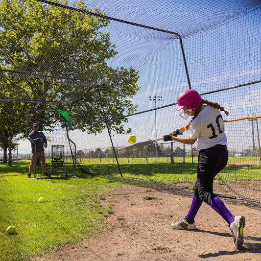40 Foot Competitive Baseball and Softball Batting Cage