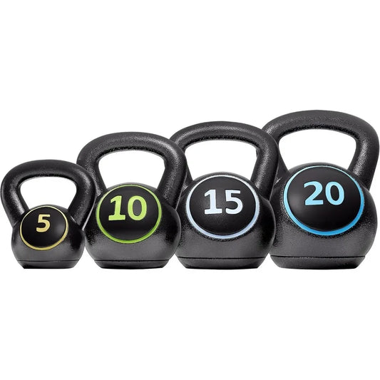 Kettle Bell, Training Set 5lb, 10lb, 15lb, 20lb