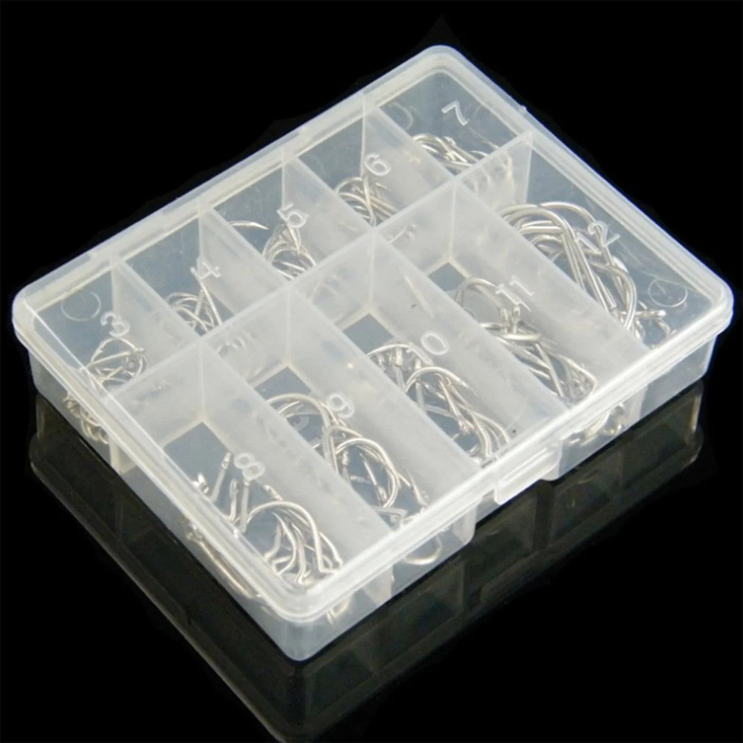 10 styles 100PCS Fishing Hooks