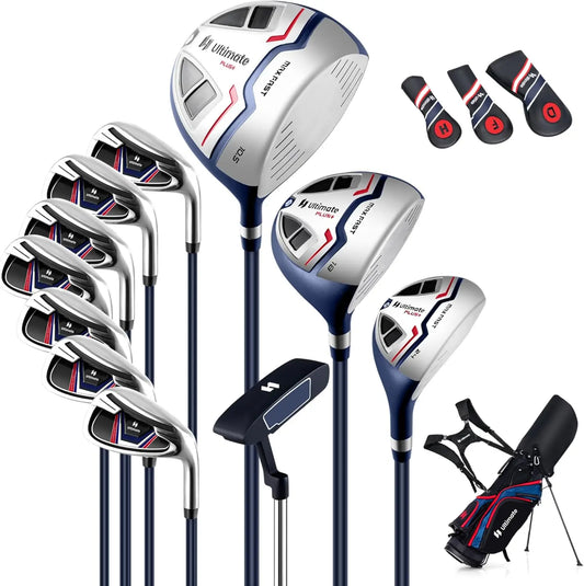 12 Pieces Men’s Right Hand Complete Golf Club Set.