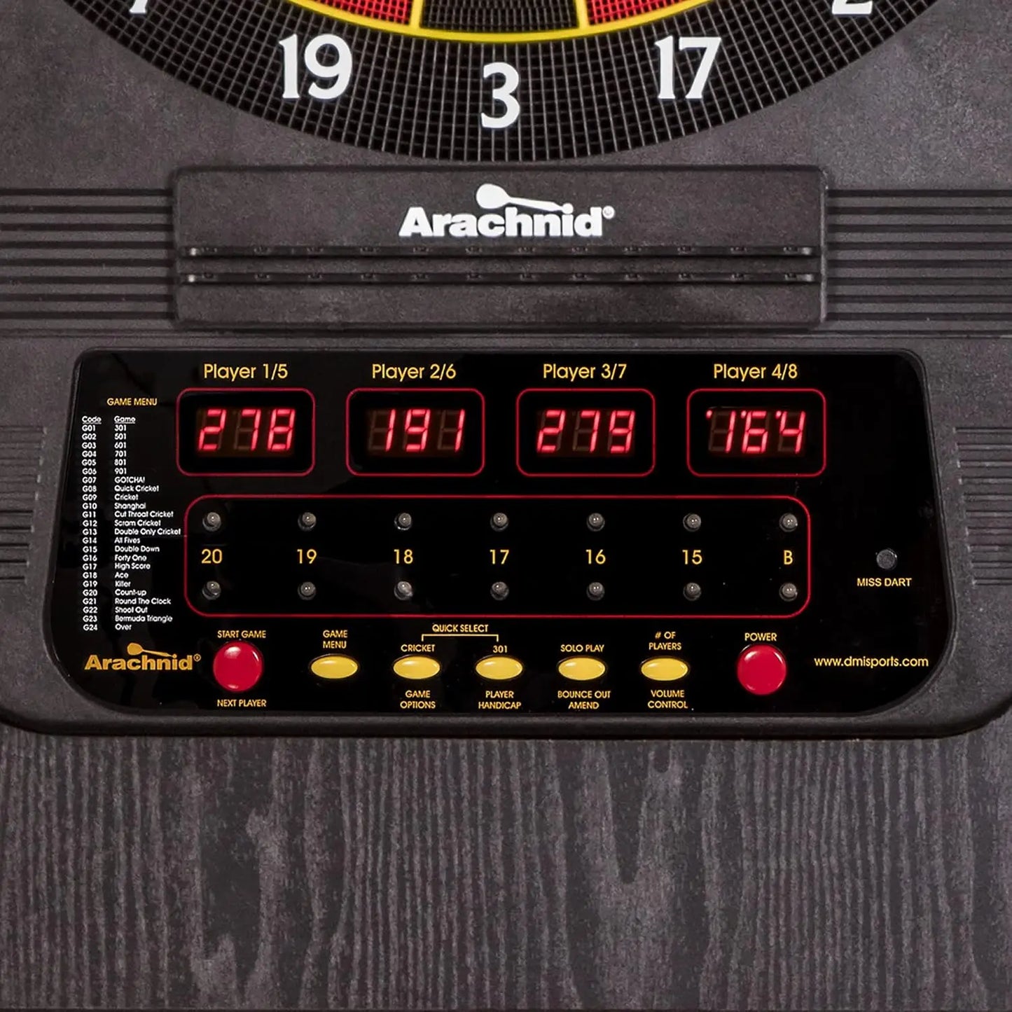 Electronic Dartboard with 24 Games