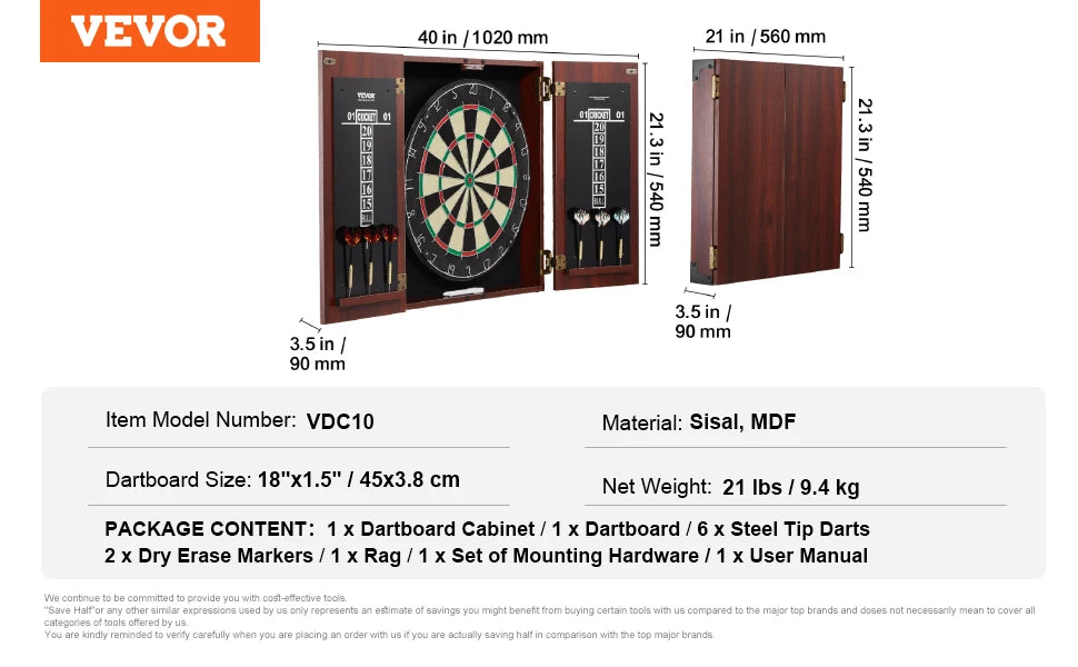 Professional Hanging Dartboard