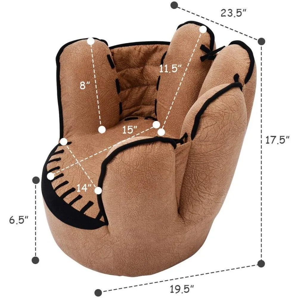 Kids Baseball Glove Design Chair