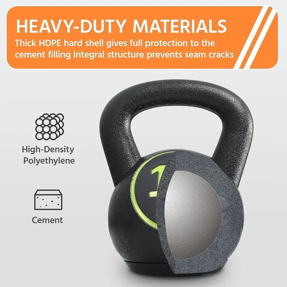 Kettle Bell, Training Set 5lb, 10lb, 15lb, 20lb