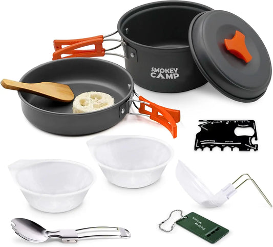 Camping Cookware Mess Kit Set