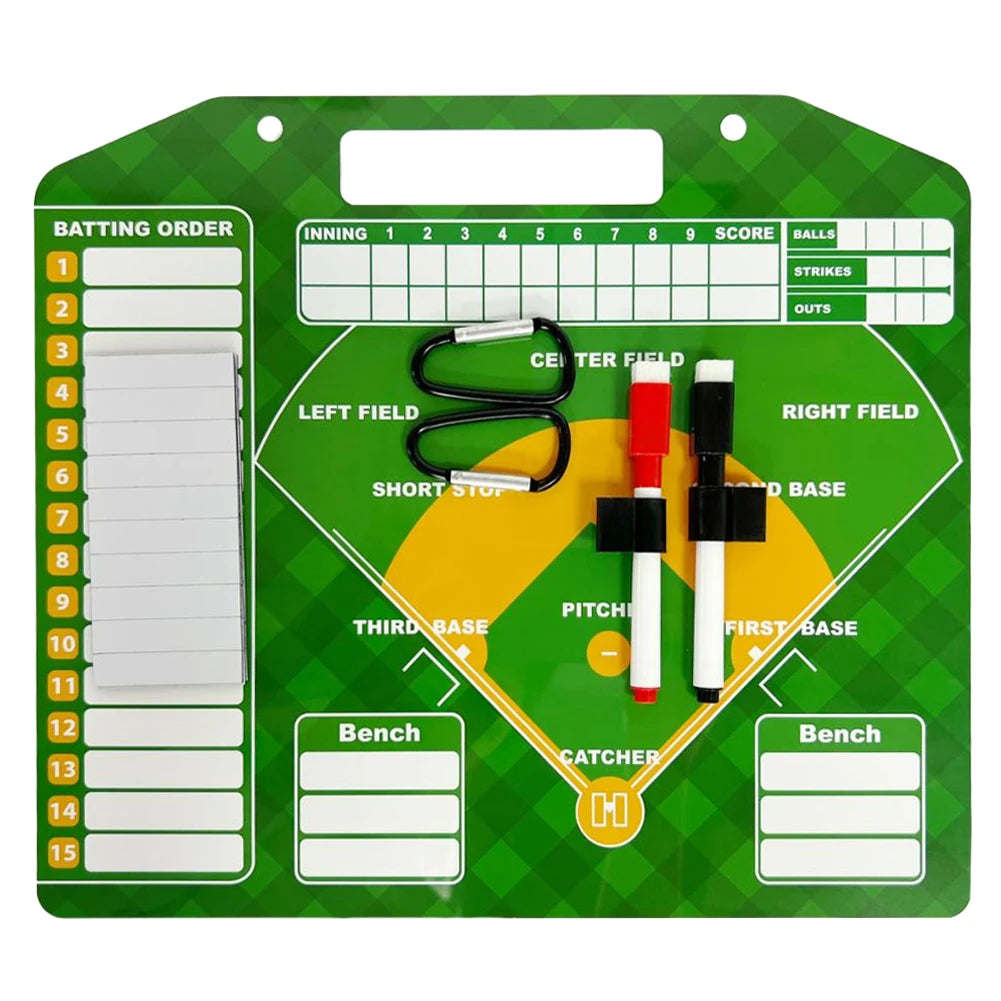 Magnetic Baseball Lineup White Board
