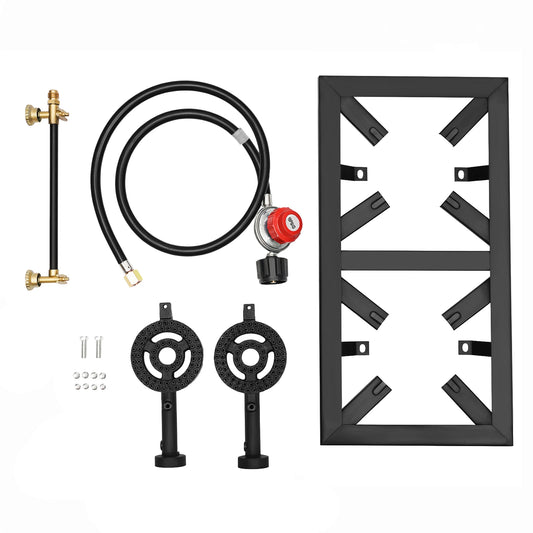 Propane Double Burner for Outdoor Cooking