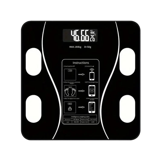 Smart Wireless Digital Body composition Fat Scale LED.