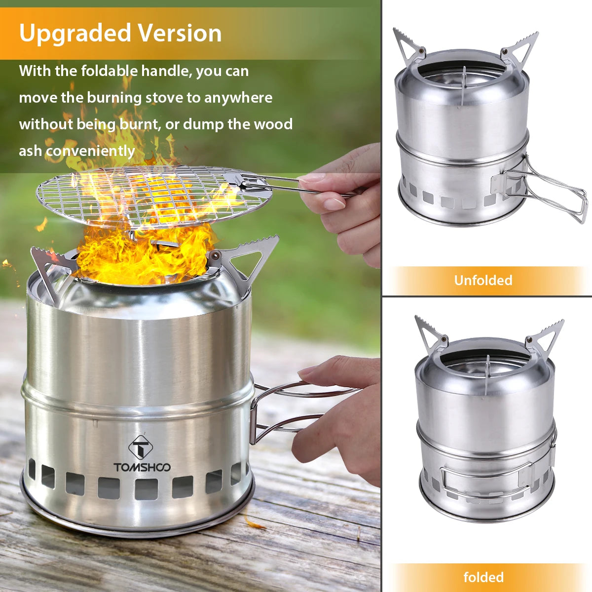 Portable Folding Wood Burning Stove