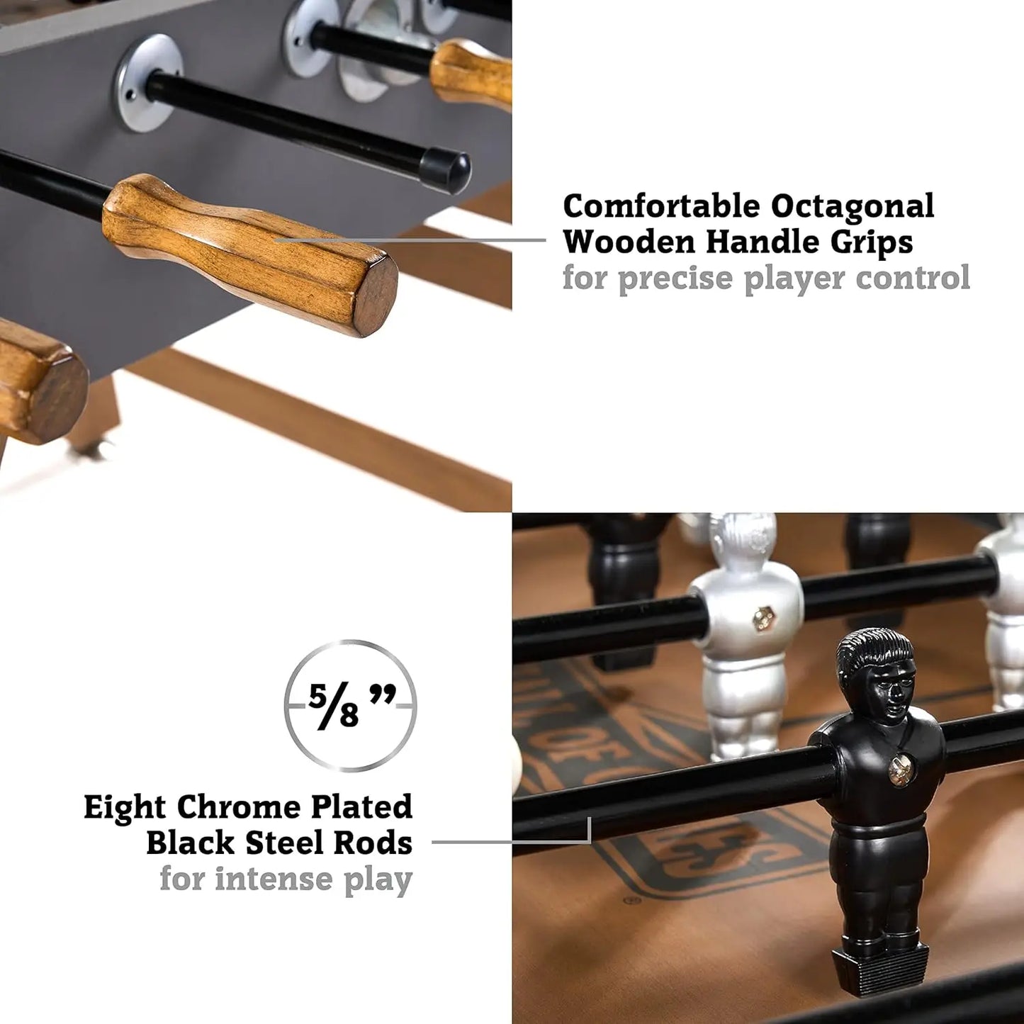 Perfect Indoor or Outdoor Foosball Table.