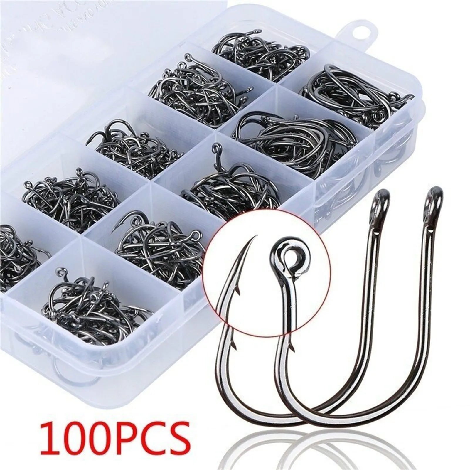 10 styles 100PCS Fishing Hooks RCWSportingGoods 10 styles 100PCS Fishing Hooks RCWSportingGoods