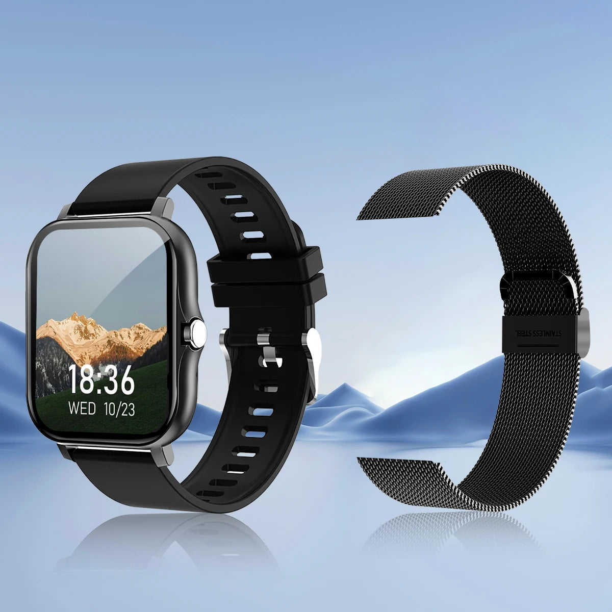 Smart watch wireless calling/dialing and fitness monitoring for iPhone/Andriod