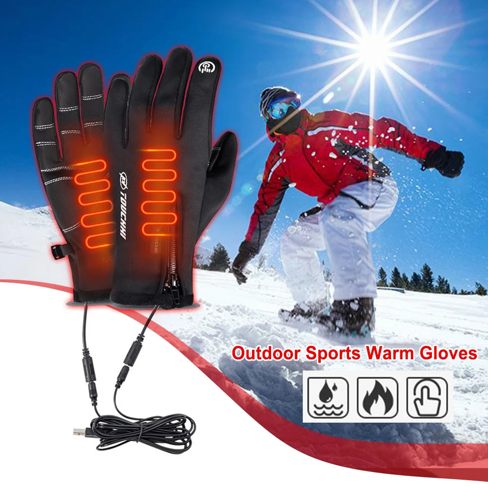 Electric Thermal Waterproof Gloves for Winter