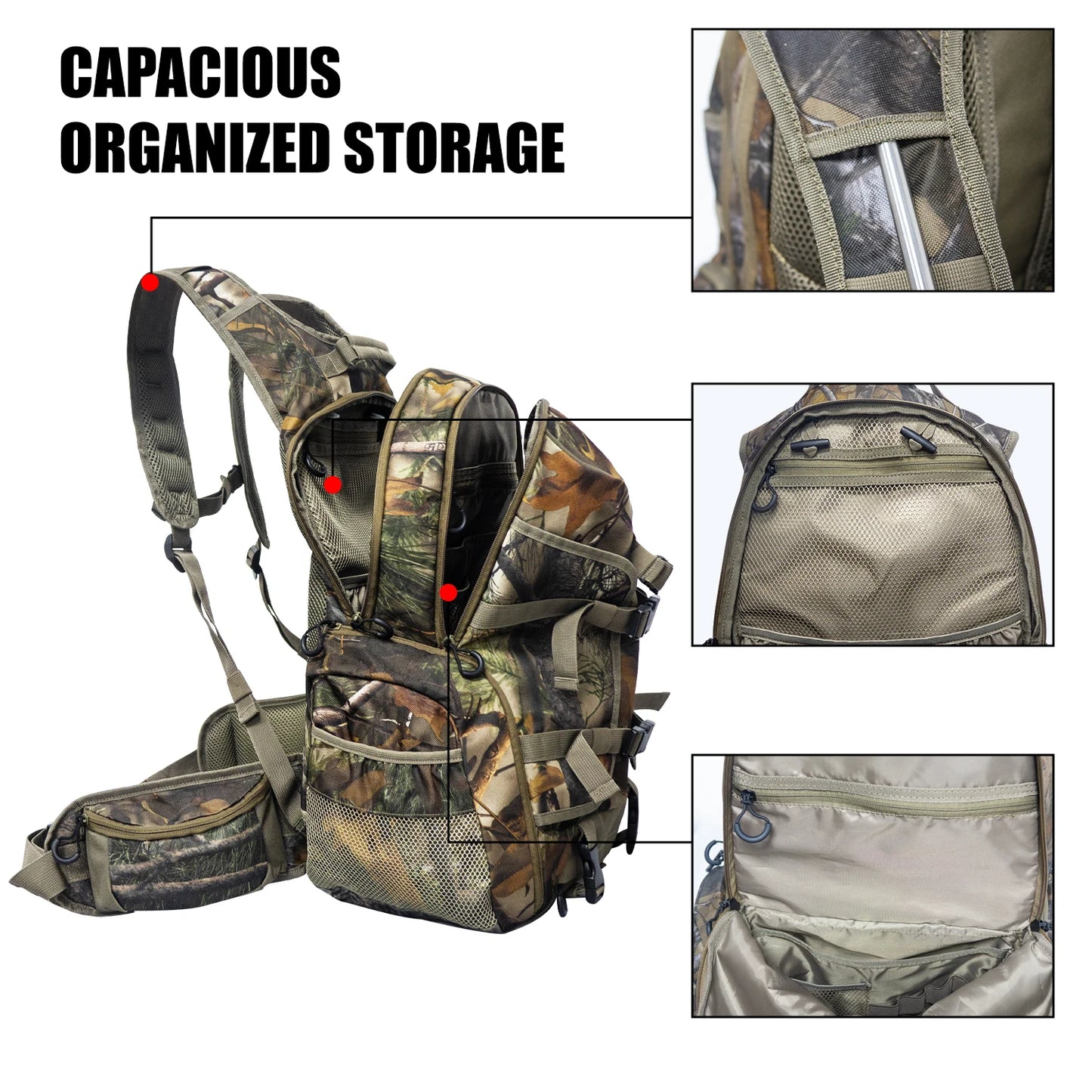 35L Hunting Backpack Camo