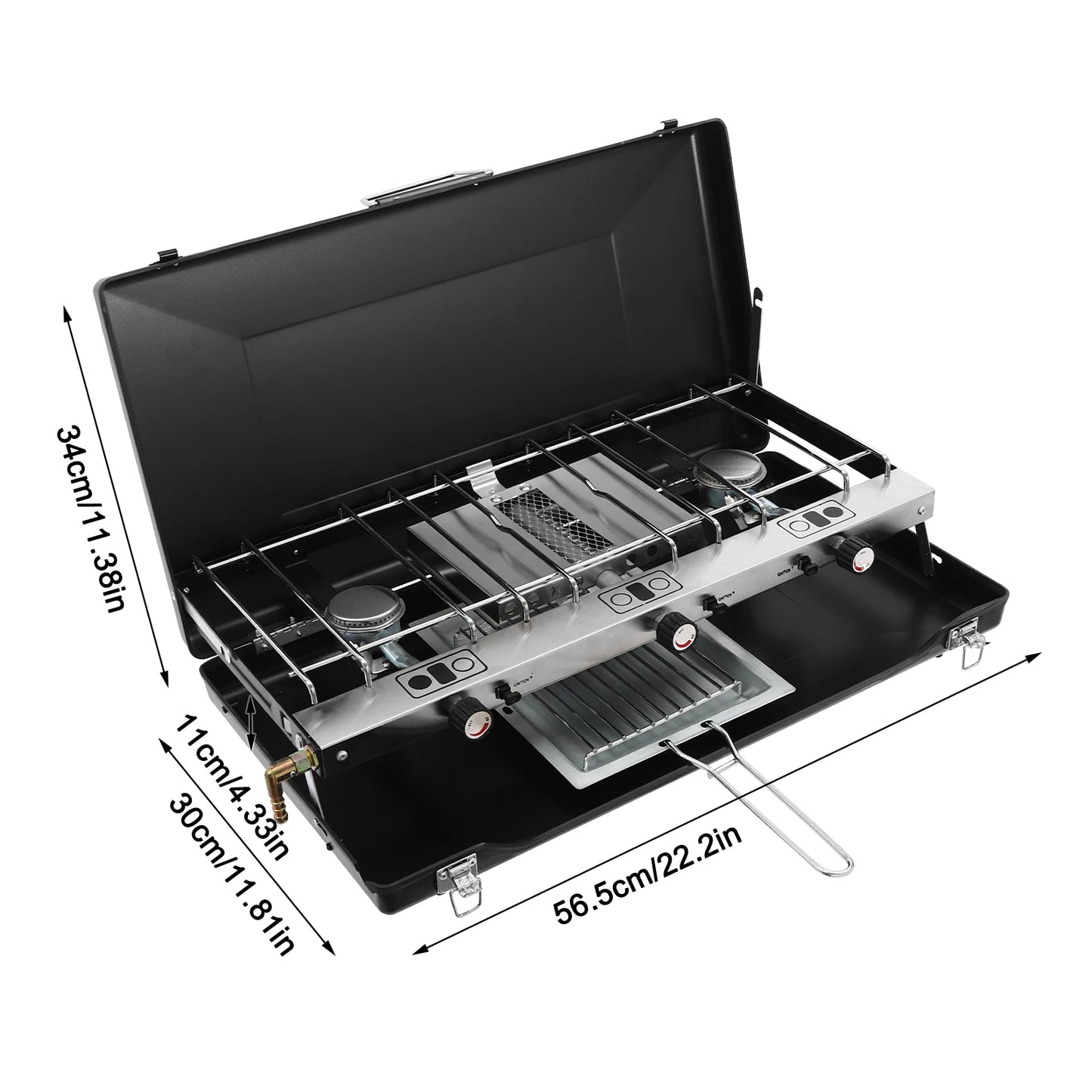Portable Camping Stove with Griddle