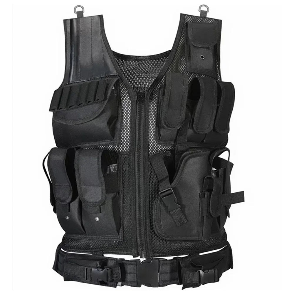 Nylon Hunting Vest Adjustable Multi-Pocket.