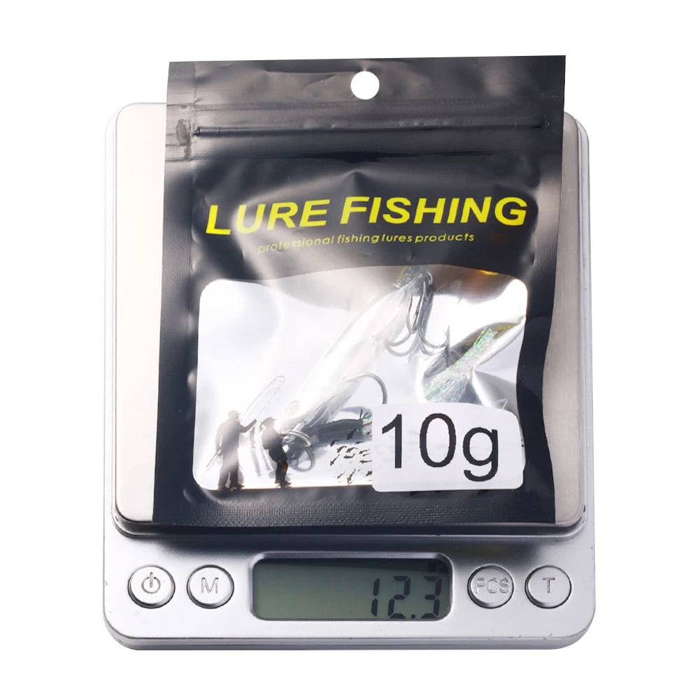 1-5PCS Metal Jig Fishing Lure Weights