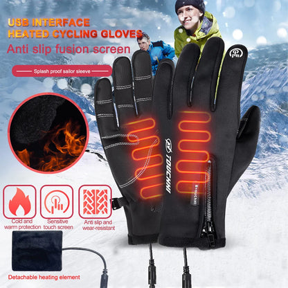 Electric Thermal Waterproof Gloves for Winter
