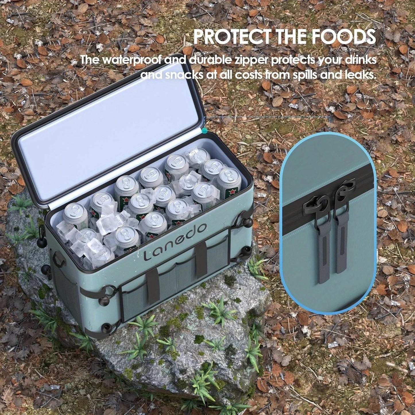 34/28-Can Soft-Sided Cooler-Collapsible