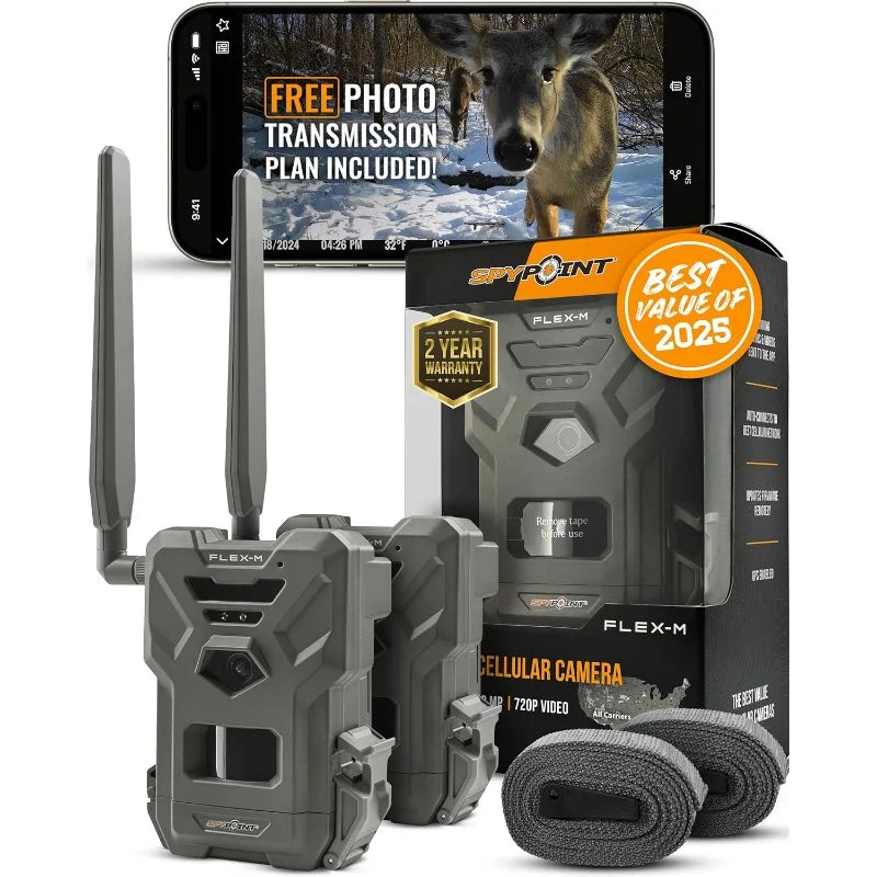Flex-M Twin Pack Cellular Trail Cameras