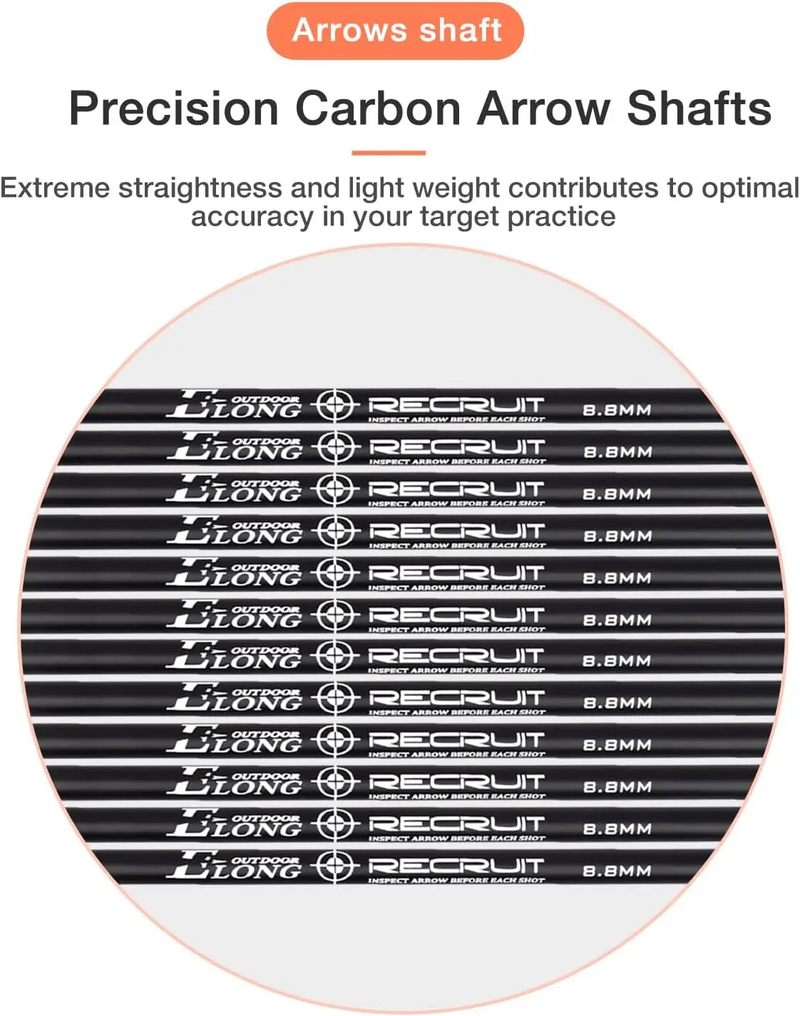 Crossbow Bolts 20 Inch Carbon