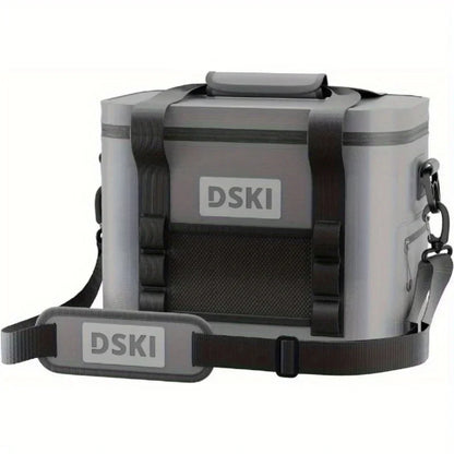 Foldable, leak proof, soft surface cooler