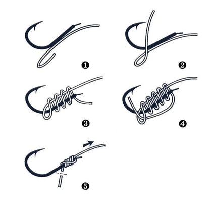 10 styles 100PCS Fishing Hooks