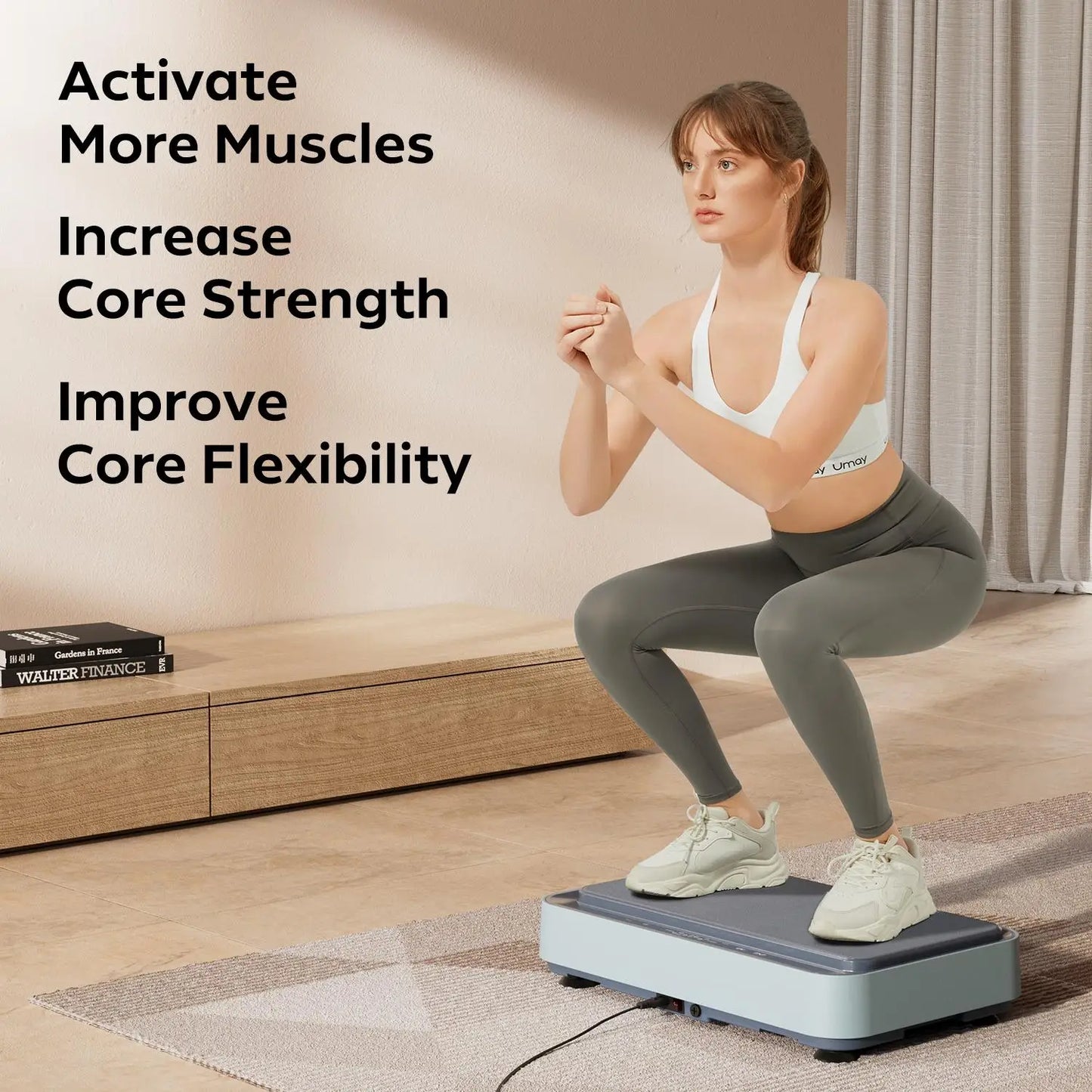 Fitness Vibration Board Exercise Machine