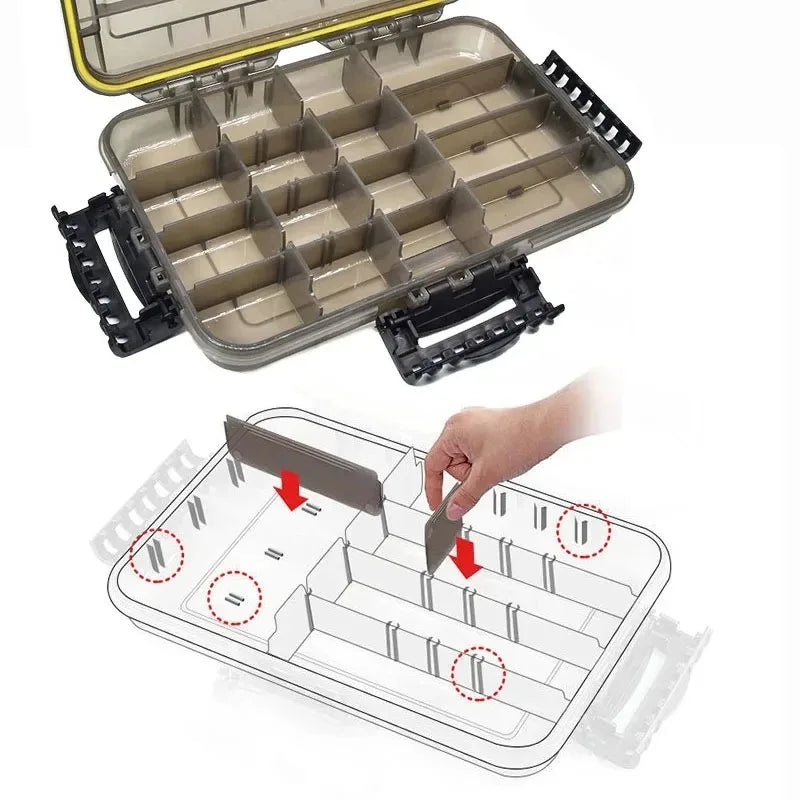Waterproof Fishing Tackle Box.