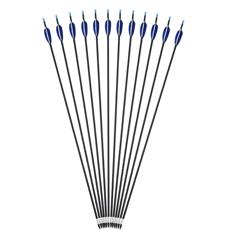 12pcs Archery Mixed Carbon Arrow