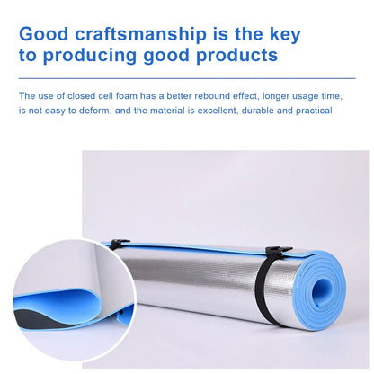Thick Yoga Mat Moisture-proof Outdoor Non-Slip.