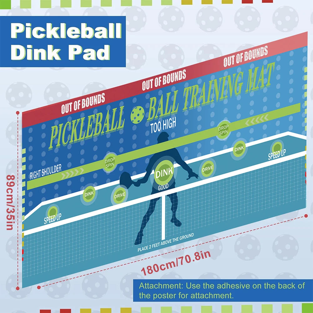 Pickleball Rebounder Training Dink Pad for Outdoor & Indoor Court.