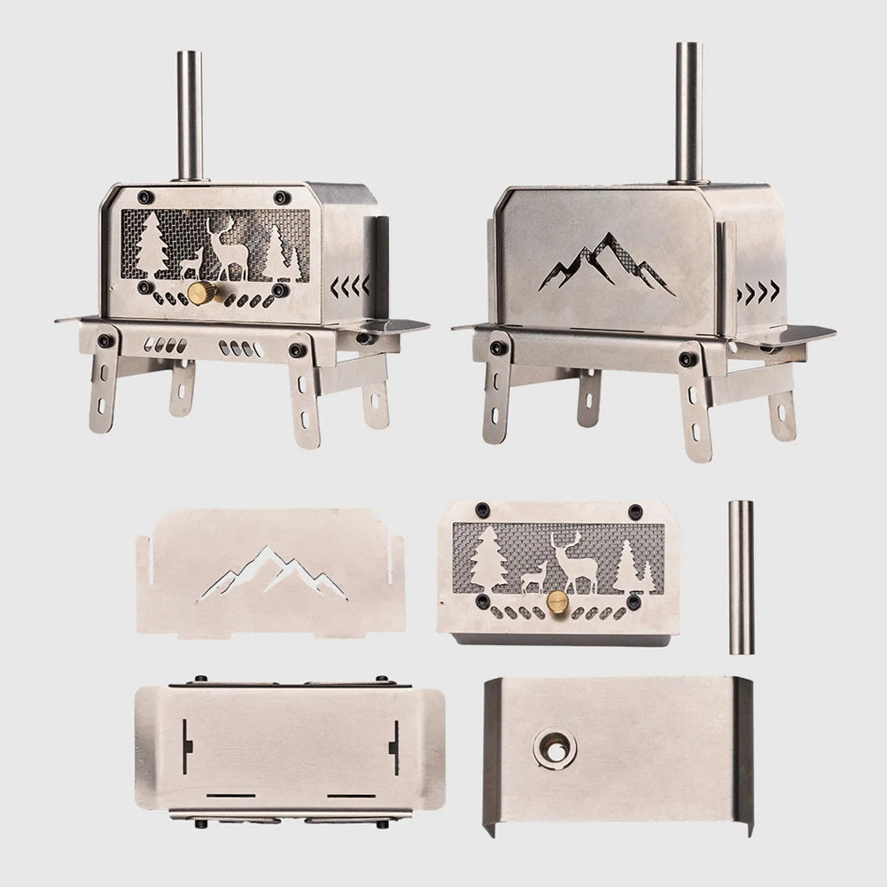 Mini Charcoal Stove Stainless Steel
