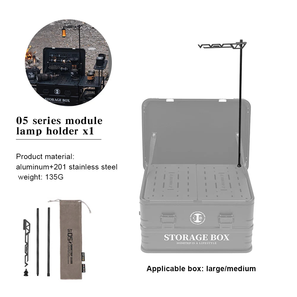 Camping Box Light Stand