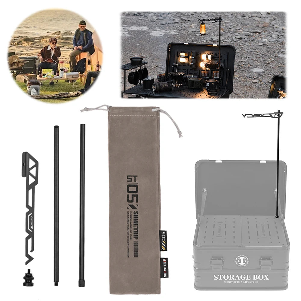 Camping Box Light Stand