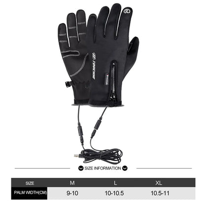 Electric Thermal Waterproof Gloves for Winter