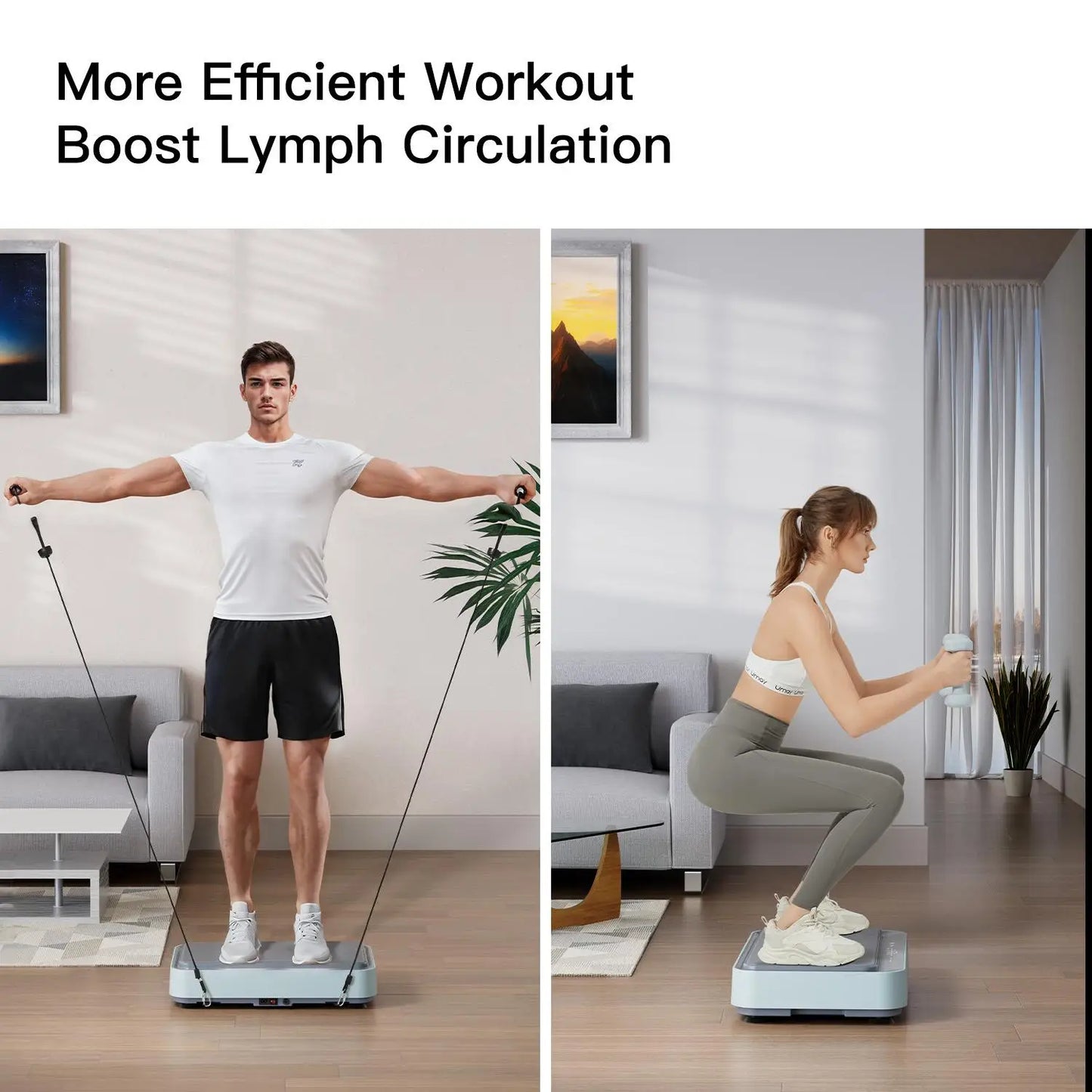 Fitness Vibration Board Exercise Machine