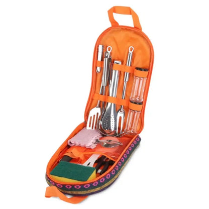 19pcs Cookware set with Storage Bag