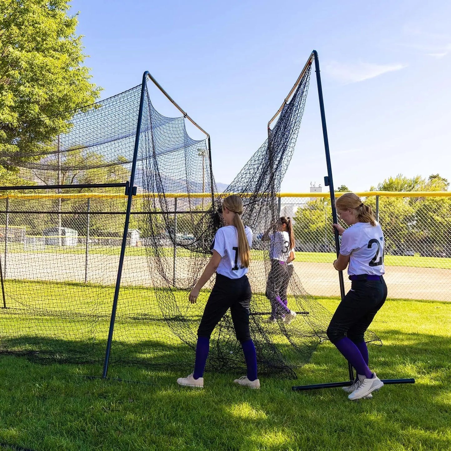 40 Foot Competitive Baseball and Softball Batting Cage